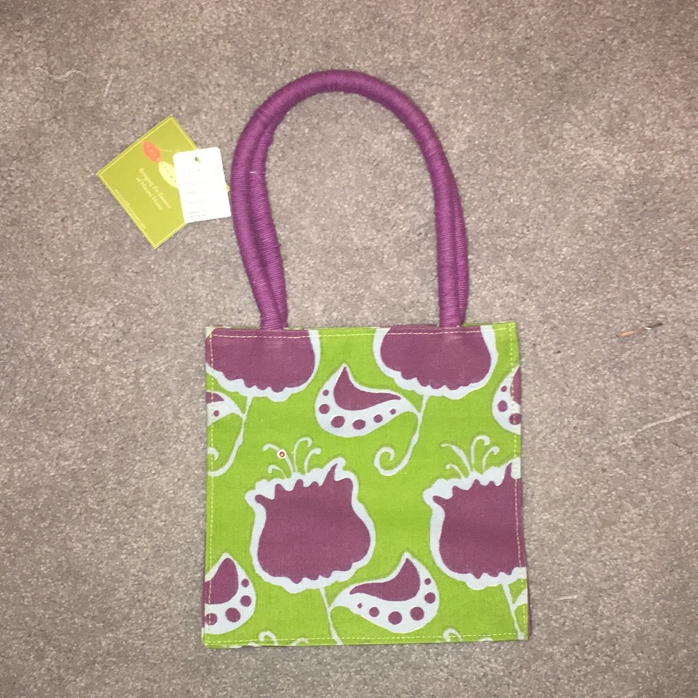Rock flower paper bag